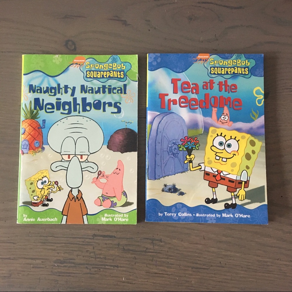 Two SpongeBob Squarepants Books